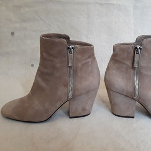 1.State Tan Suede Booties size 7